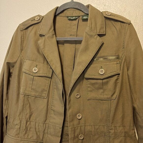 Eddie Bauer cotton field jacket size Medium - Picture 3 of 6